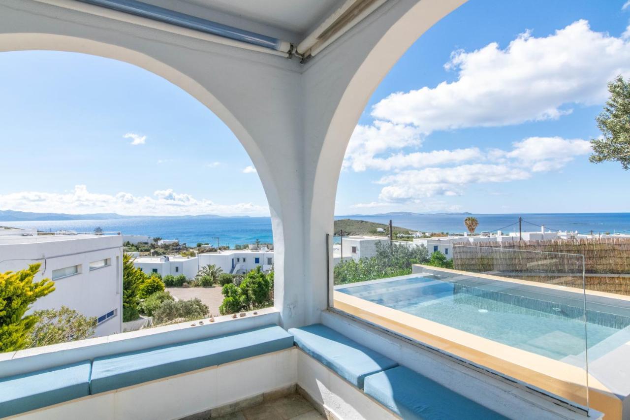 Villa With View Of Agios Ioannis And Pool With Jacuzzi Exterior photo