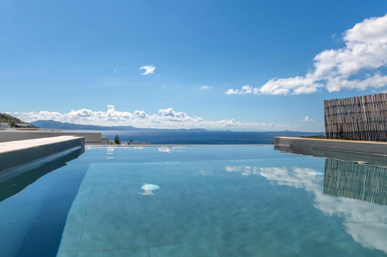 Villa With View Of Agios Ioannis And Pool With Jacuzzi Exterior photo